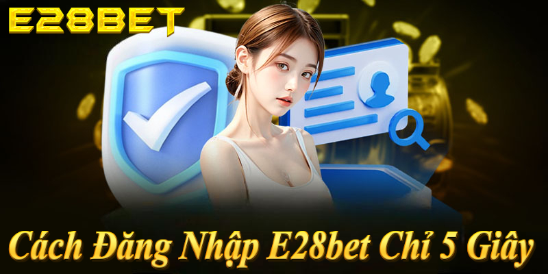 Cách đăng nhập E28bet chỉ 5 giây: Vào link → Điền TK + MK → Click ĐĂNG NHẬP!
